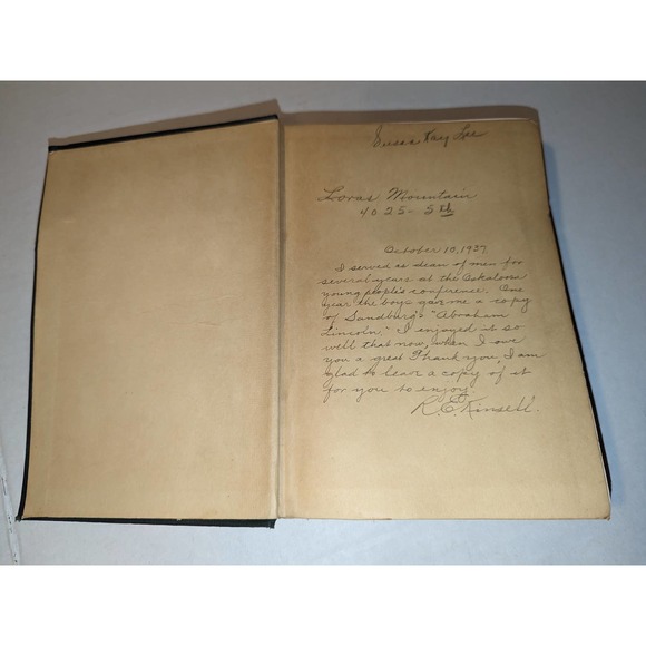 Vintage Antique 1926 Abraham Lincoln The Prairie Years Blue Ribbon Books 1st Ed - Picture 4 of 11